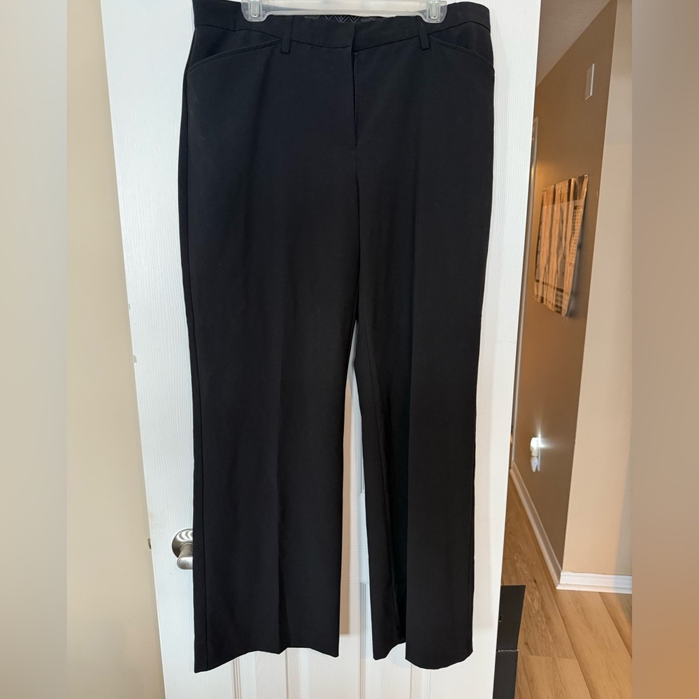 Black dress pants wide leg fit. Size 13